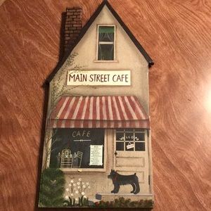 Cafe Wall Plaque